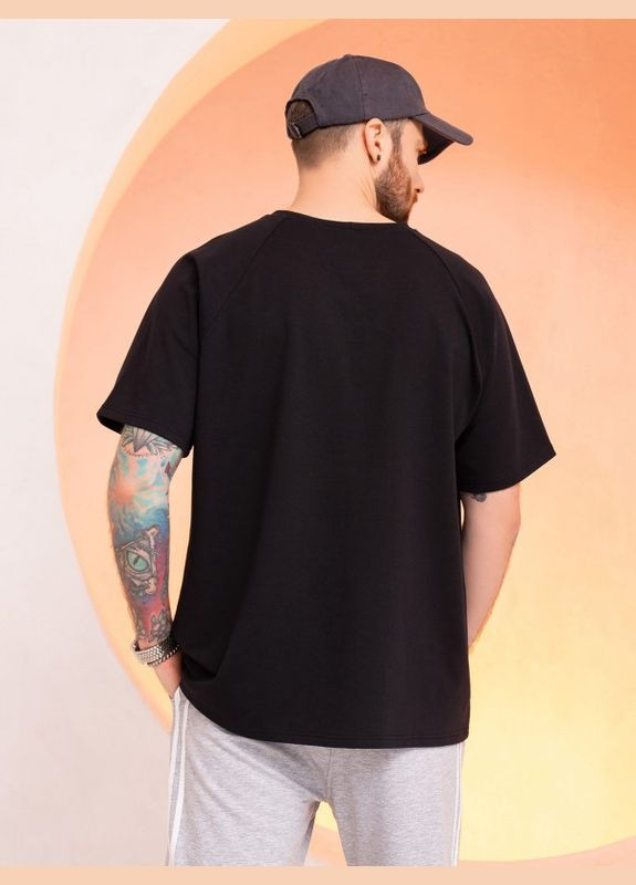 Черная футболка gn-523 черные ISSA PLUS