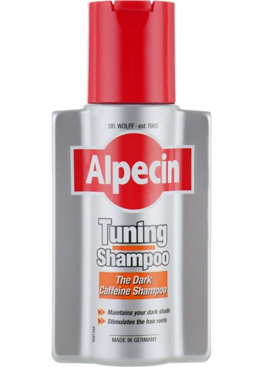 Тюнинг шампунь против выпадения волос и седины Anti Dandruff Shampoo Tuning 200ml (177251-116581) Alpecin (368635549)