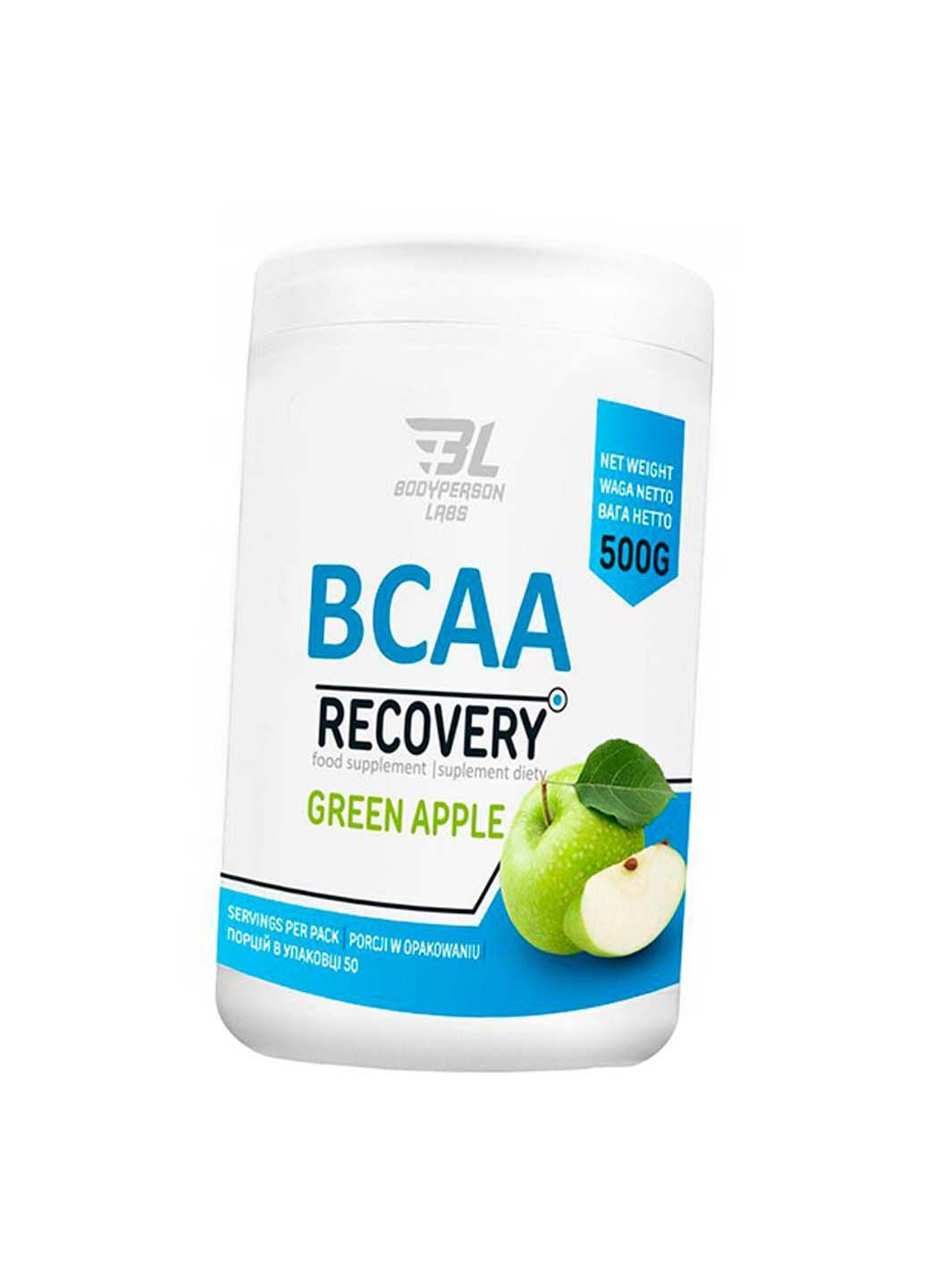 ВСАА для відновлення BCAA Recovery 500 г Зелене яблуко Bodyperson Labs (285793989)
