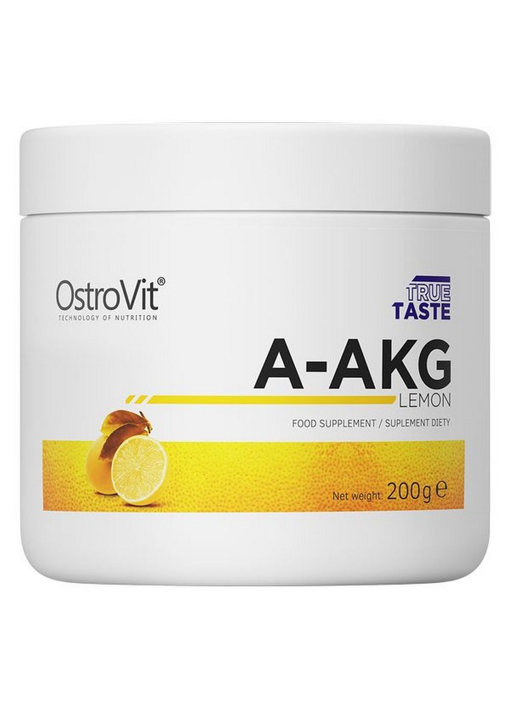Амінокислота A-AKG, 200 грам Лимон Ostrovit (293340405)