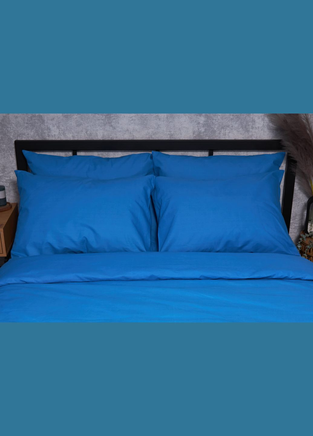 Комплект постельного белья Бязь Gold Люкс «» евро 200х220 наволочки 4х70х70 (MS-820001682) Moon&Star Sapphire (285717877)