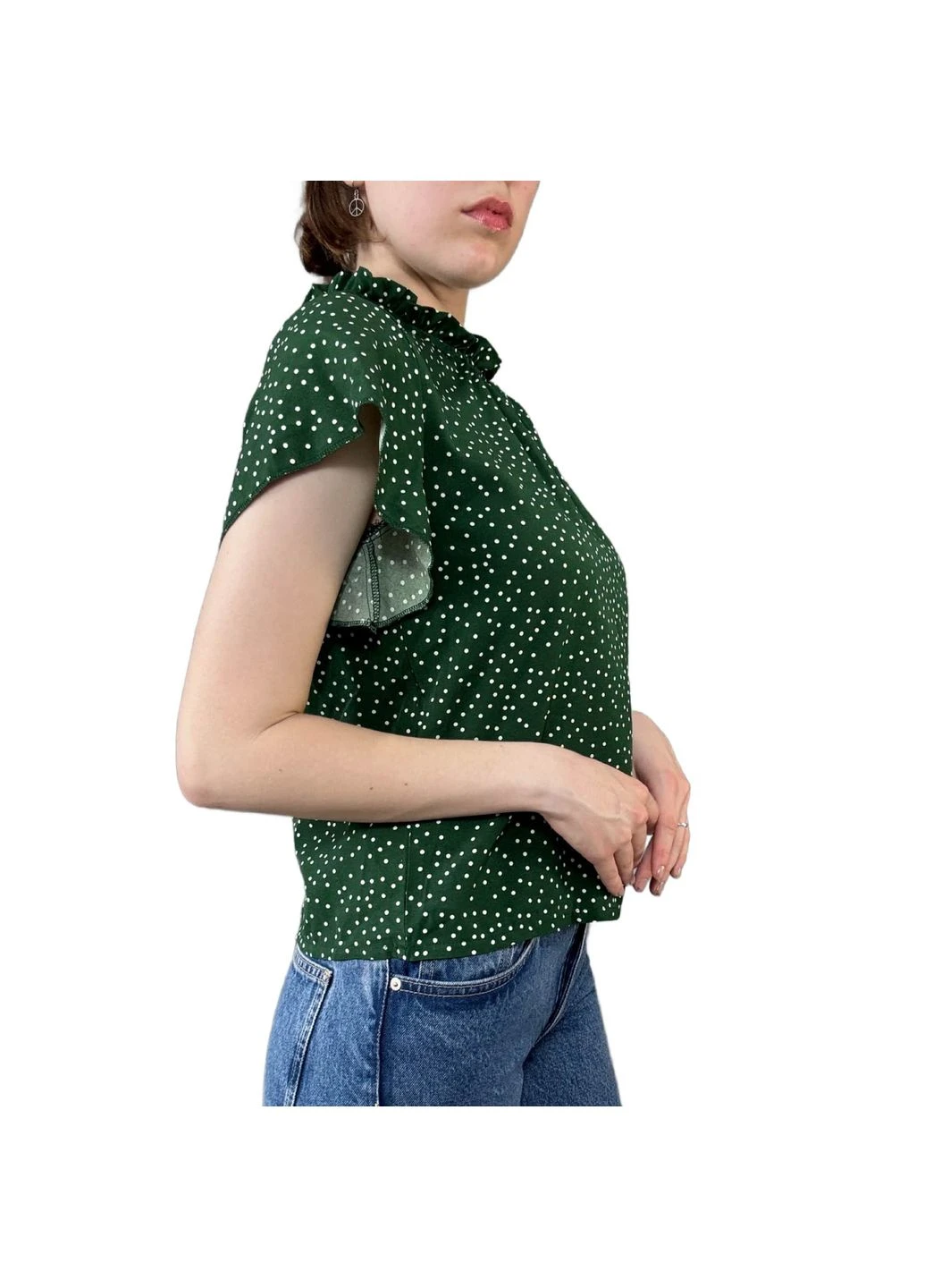 Зелена блуза SHEIN