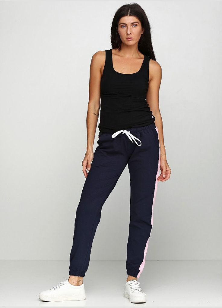 Женские спортивные брюки с лампами на манжетах (hb89456) HiBrand (346241440)