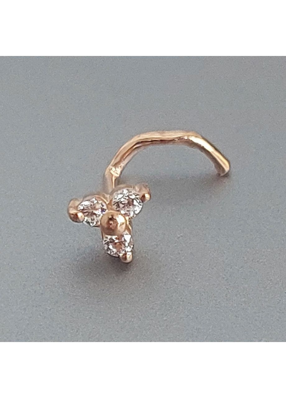 Пирсинг в нос «Цветочек» с фианитами. No Brand (355921983)