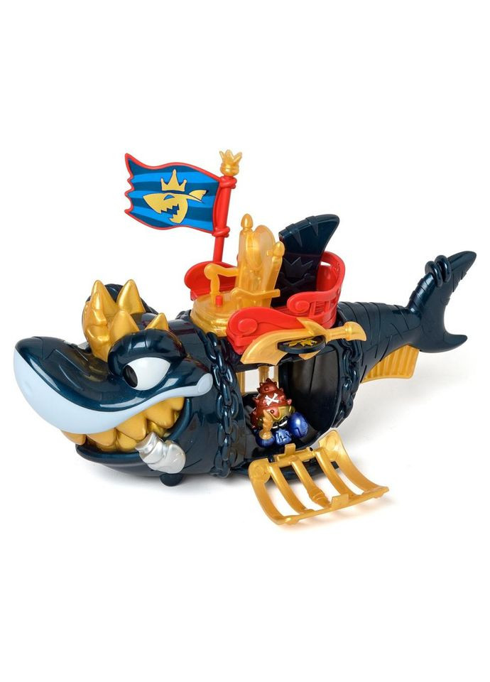 Детский игрушечный набор с фигурками "Королевская черная акула" PIRATIX PPXSP112IN11 No Brand (362570389)