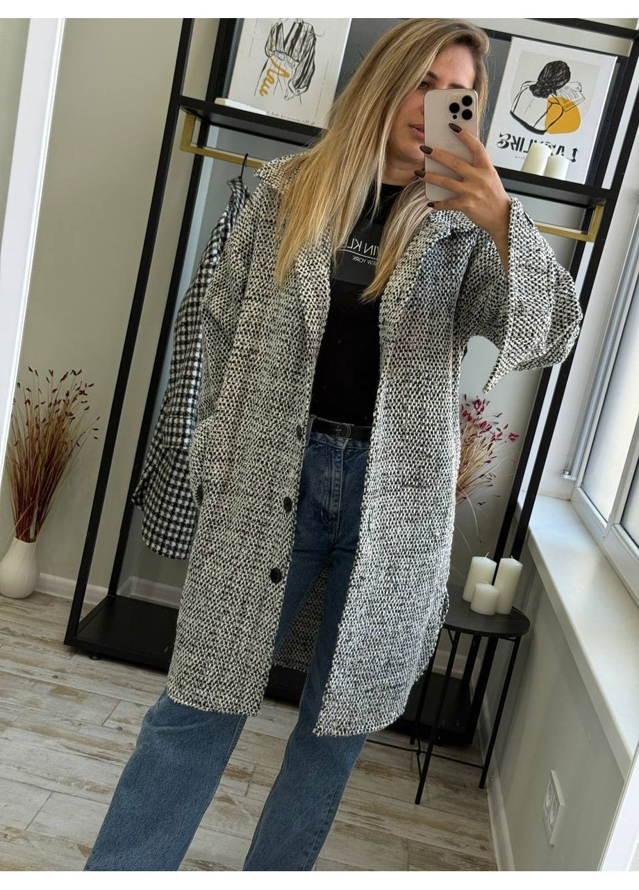 Серый демисезонный кардиган Adelante