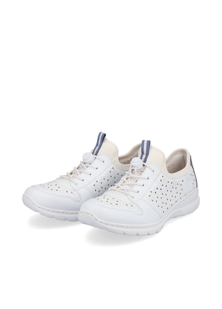 Білі літні кросівки (р) екошкіра 0-1-1-l-3288-80 Rieker