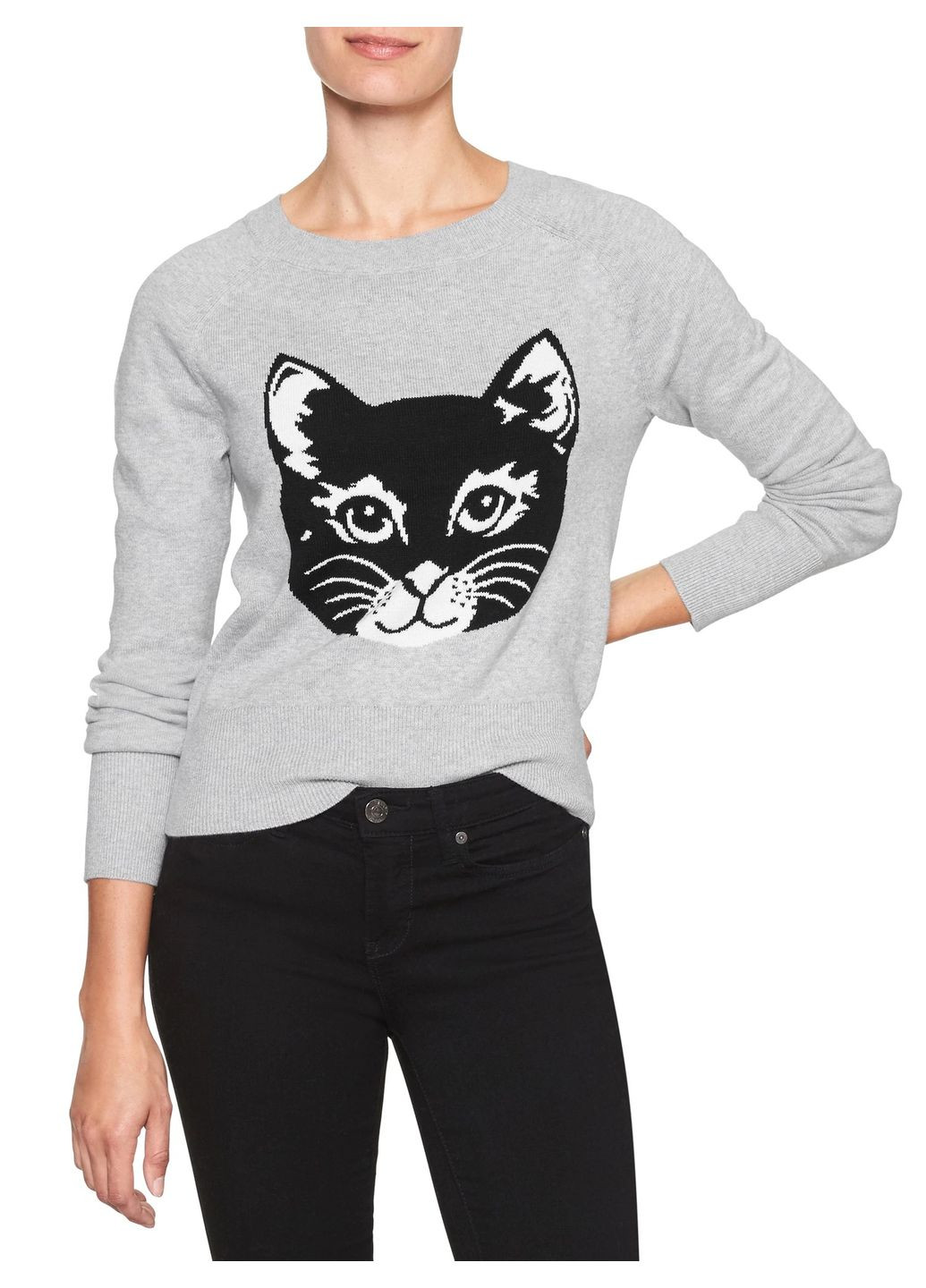 Сірий демісезонний жіночий светр - светр ga0286w Gap