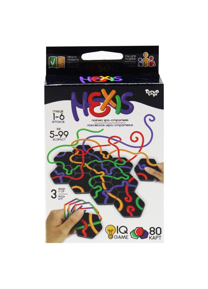 Настольная игра "Hexis" (G-HEX-01-01) Danko Toys (362428007)