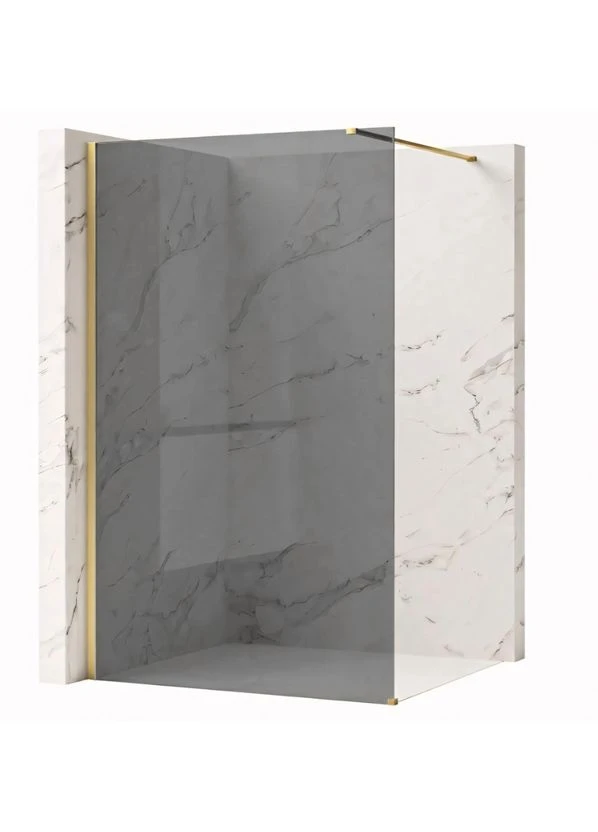 Душевая стенка FLEXI 120 GREY BRUSHED GOLD Душевая стенка FLEXI 120 GREY BRUSHED GOLD Rea (386207583)