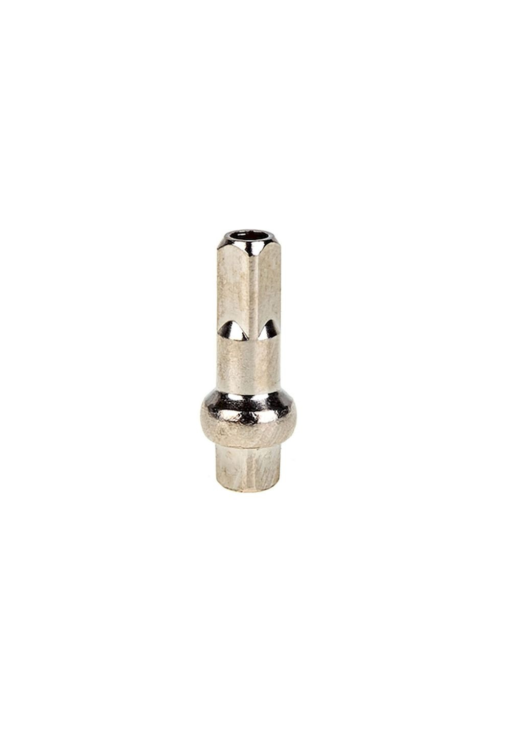 Ніпель подовжений, двосторонній 13G, 16x2,3 мм, латунь, сріблястий, 100 шт. Onride (369647699)