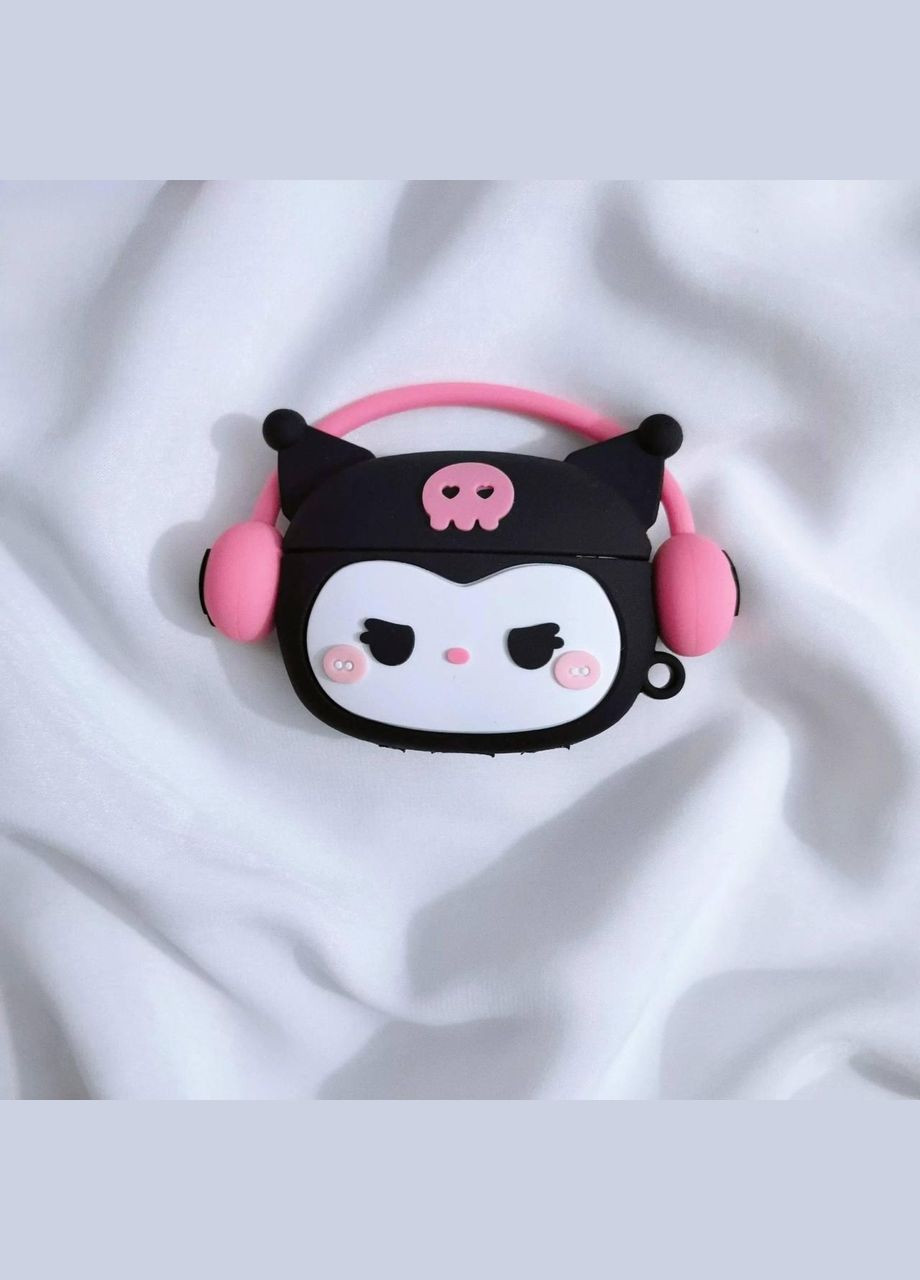 Чехол для наушников Куроми (Kuromi), С Карабином No Brand Airpods 1/2 (326803410)