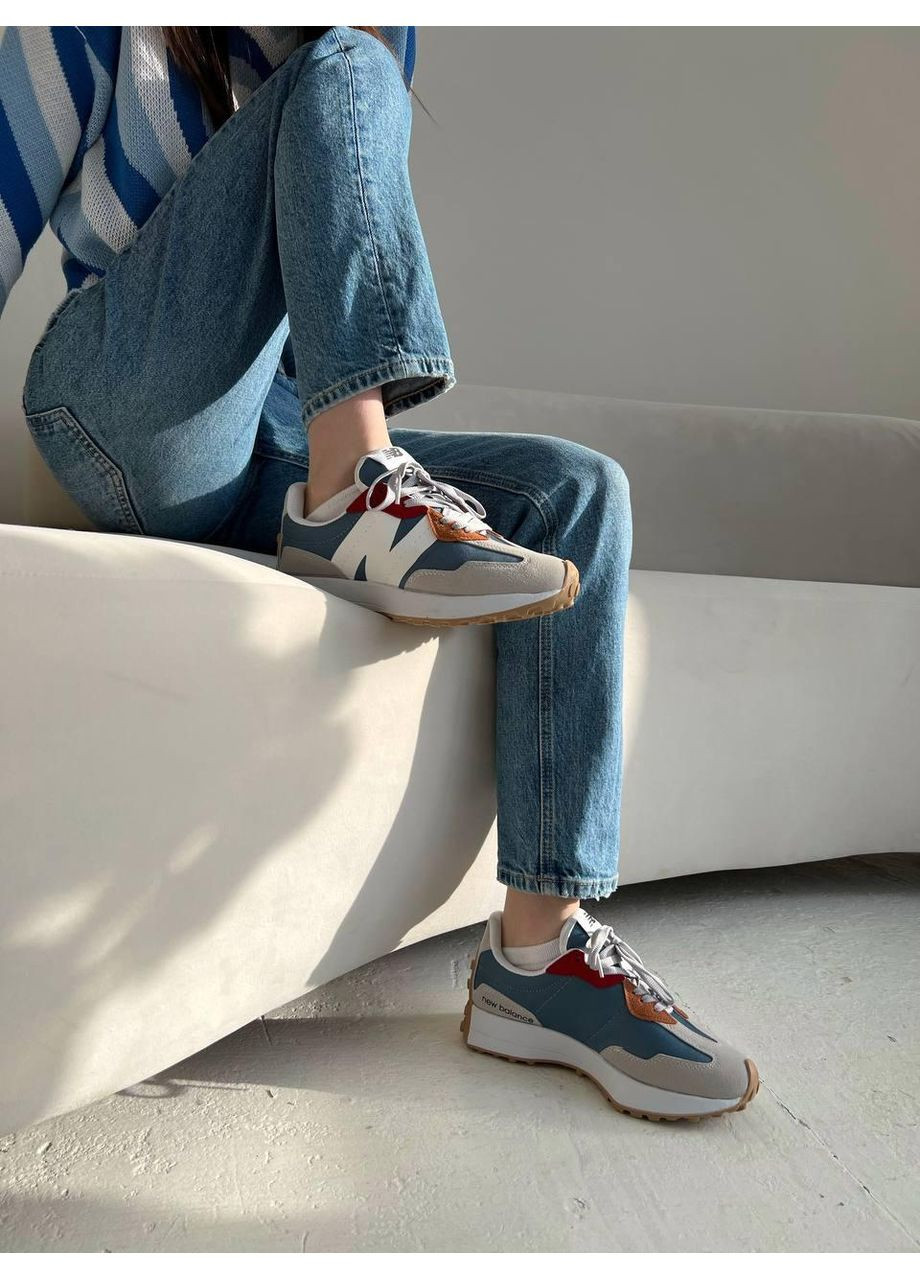 КРОСІВКИ ЖІНОЧІ NEW BALANCE 327 MULTICOLOR V2 НЬЮ БЕЛАНС 327 No Brand комбіновані демісезони (367171639)