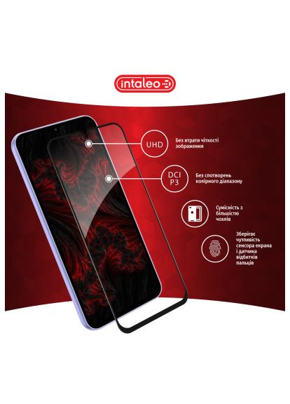 Стекло защитное (1283126559839) Intaleo Full Glue Samsung A34 5G Black (366497006)