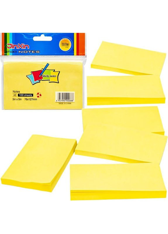 Бумага для заметок "Стикеры" A5-Y 76 x 27 мм, 100 листов Bambi (345877648)