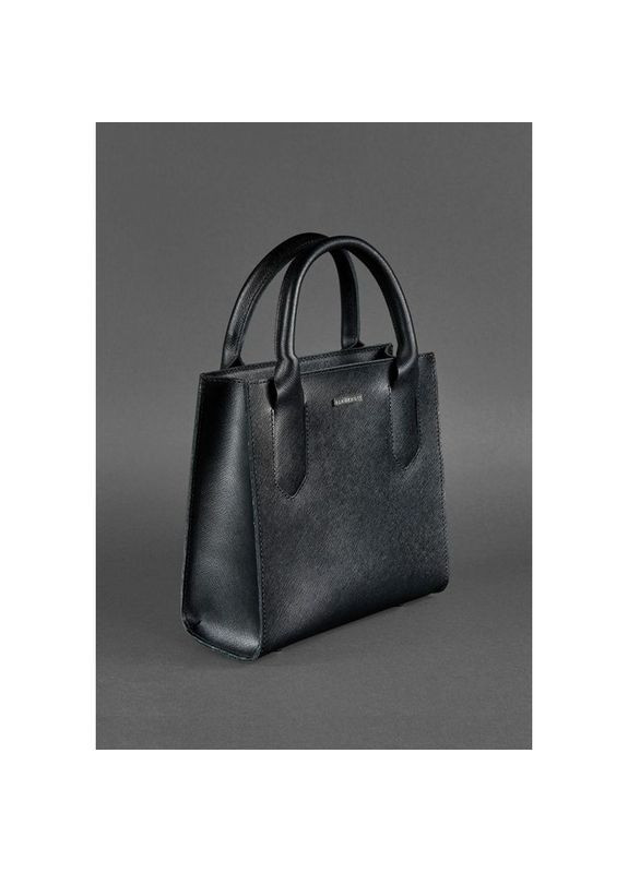 Жіноча шкіряна сумка через плече кроссбоді wood Чорний BlankNote (302007897)