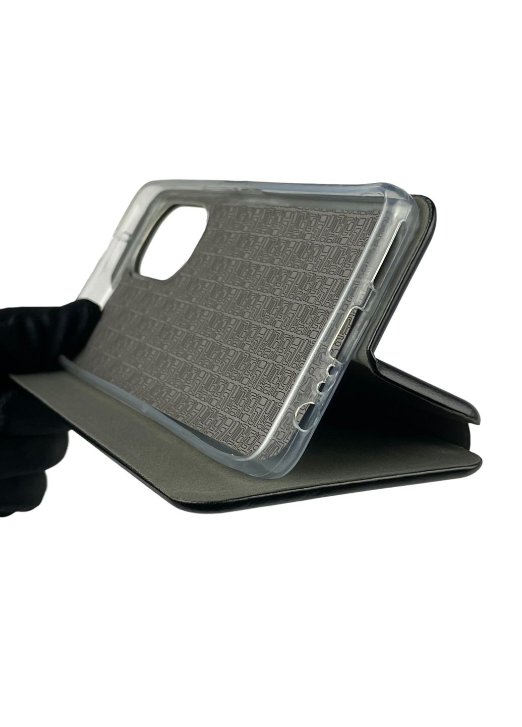 Чехол-книжка для Camon 19 (CI6n) из экокожи с подставкой на техно камон 19 чёрная gd1 Tecno (366019046)