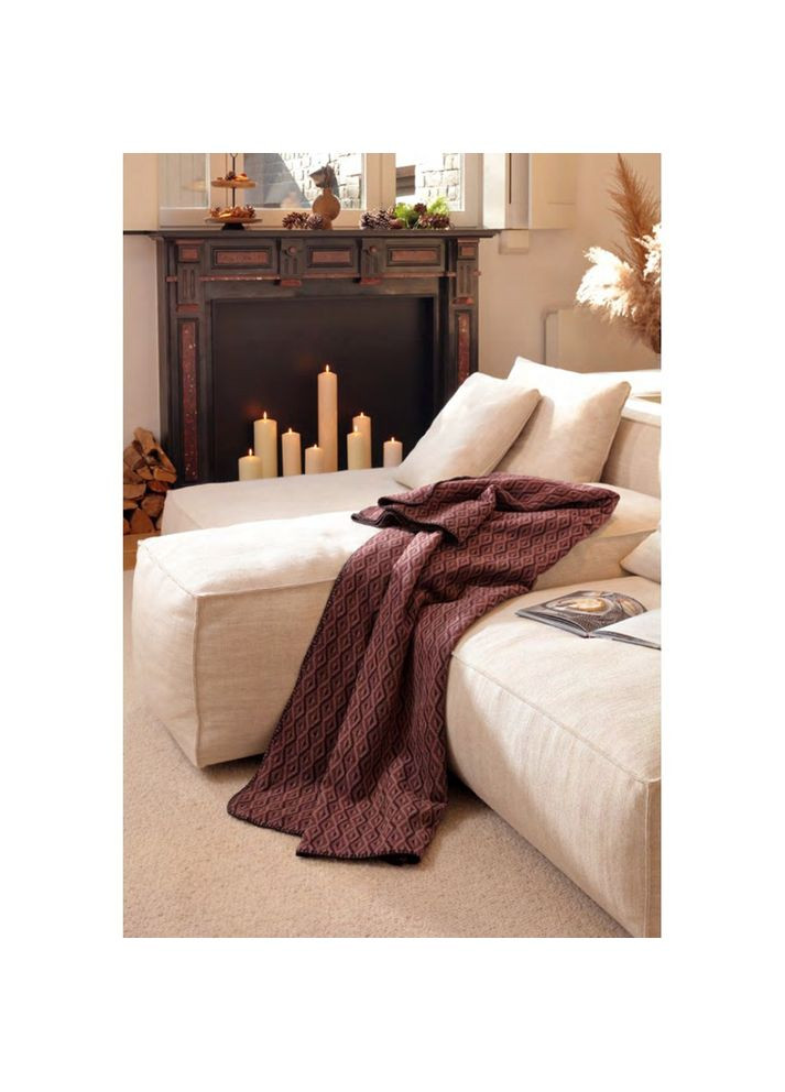 Плед Wohndecke Twist andorra 150х200 см 787002 Biederlack (317351448)