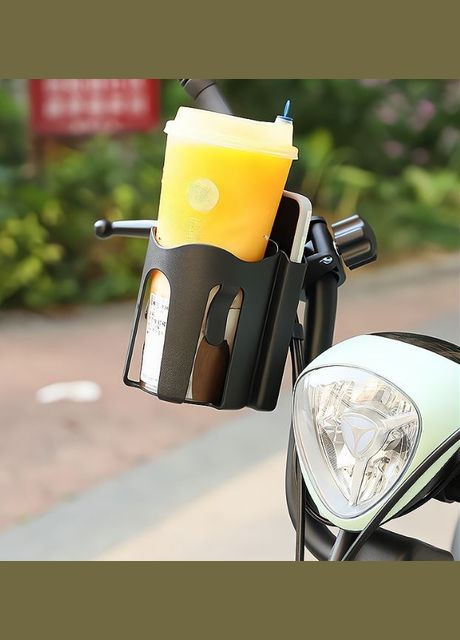 Подстаканник для напитков с креплением для телефона Черный М100087 No Brand (302746917)