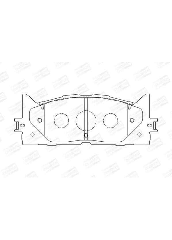 Колодки тормозные дисковые передние LEXUS ES (AVV6_, GSV6_, ASV6_) (572651CH) Champion (332797246)