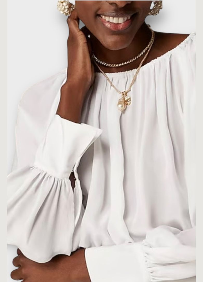 Белая блуза J.Crew