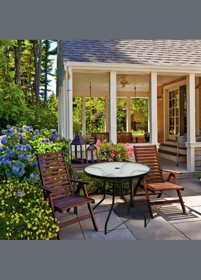 Садовый стол Acapulco с местом для зонта Costway (362028066)