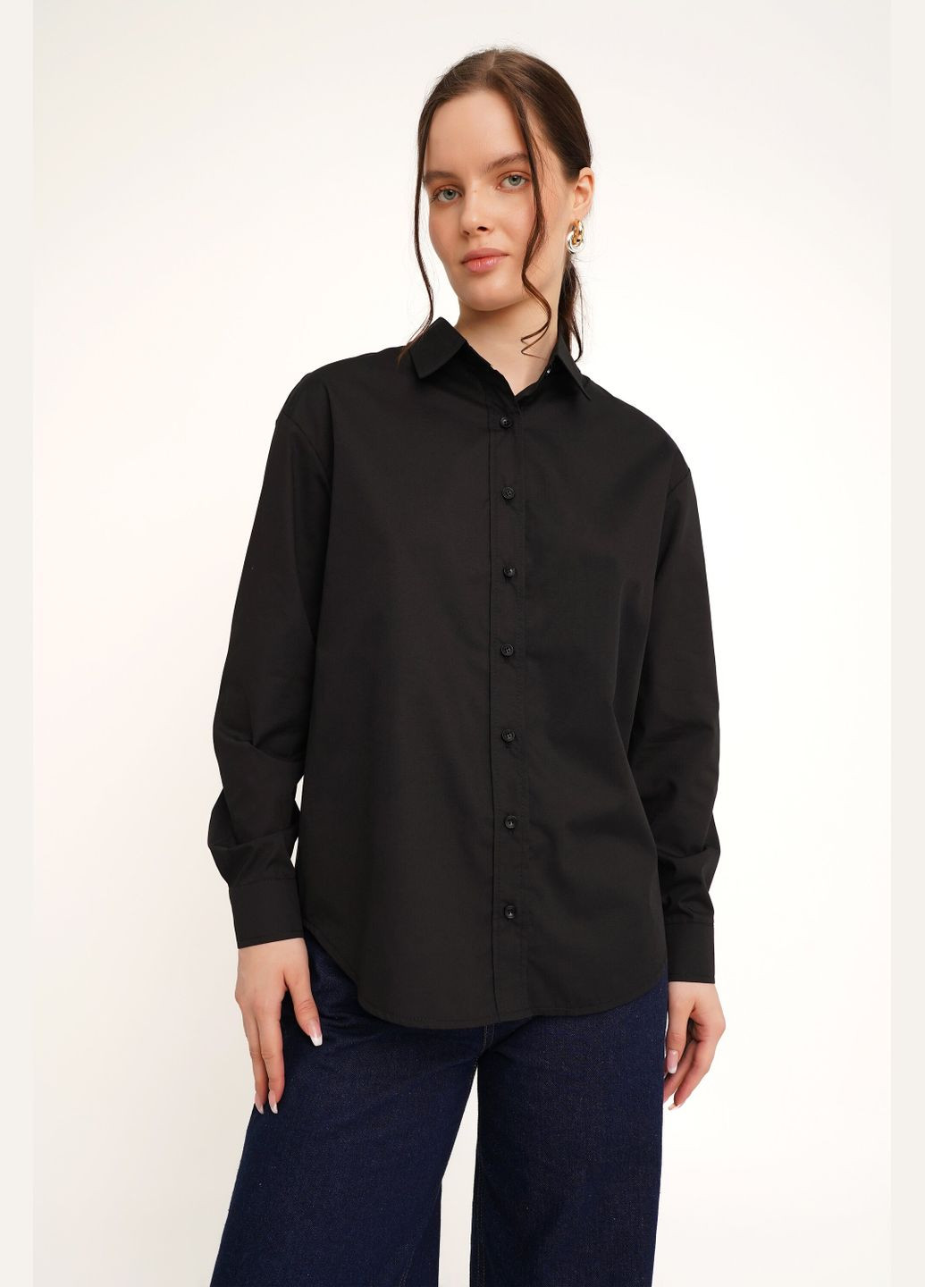 Сорочка однотонна жіноча CTM WTC02313 shop (2000989924357) LAWA (316025240)