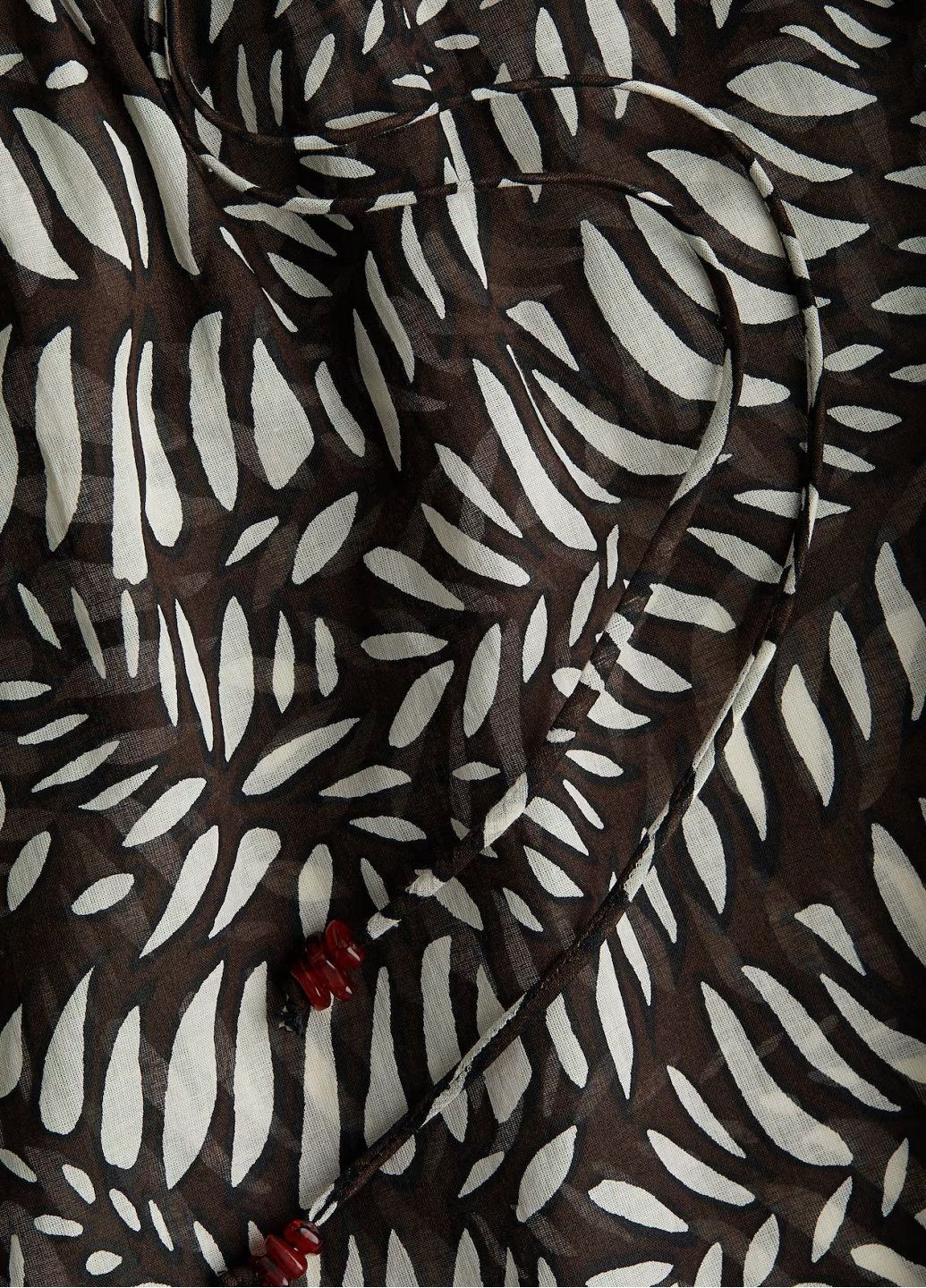 Темно-коричнева блузка H&M