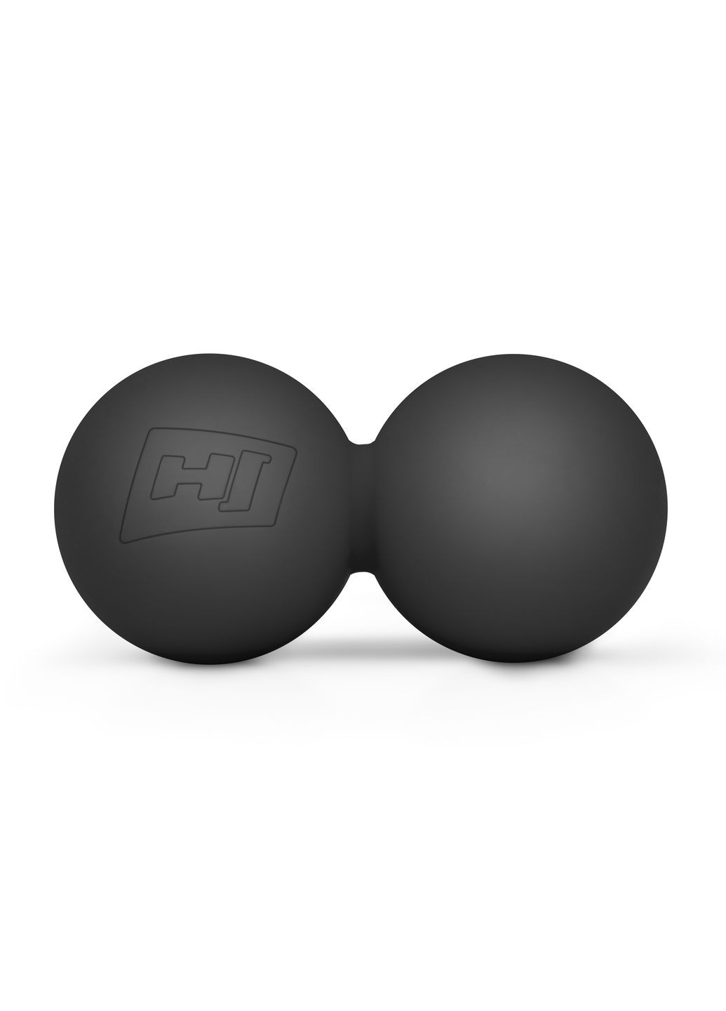 Силиконовый массажный двойной мяч 63 мм HS-S063DMB черный Hop-Sport (361951468)