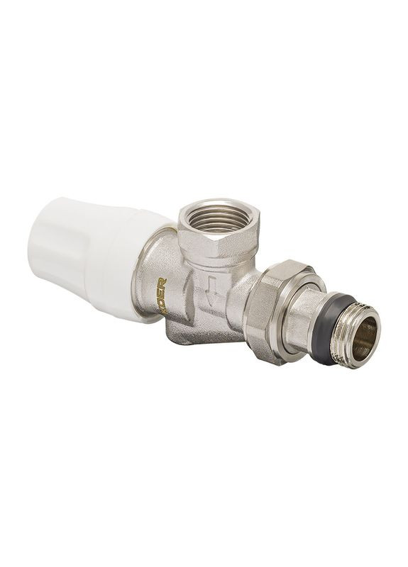 Комплект для подключения радиатора SET-13 - 1/2"x1/2" (осевой) с термоголовкой ВЗ (KR3176) KOER (322006693)