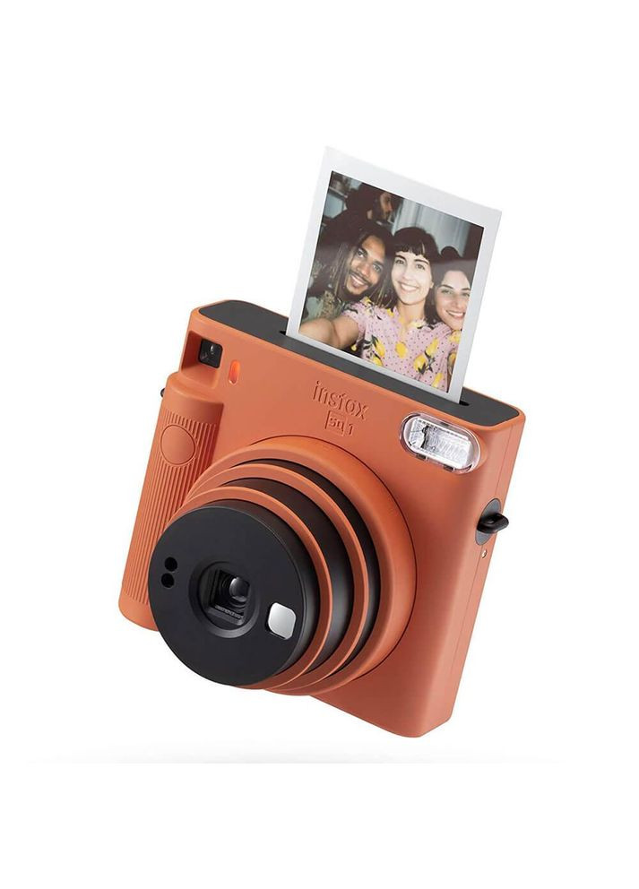 Подарунковий набір камера Instax Square SQ1, Фотопапір 80 шт, Чохол, Фотоальбом 80 фото Помаранчевий Fujifilm (329191877)