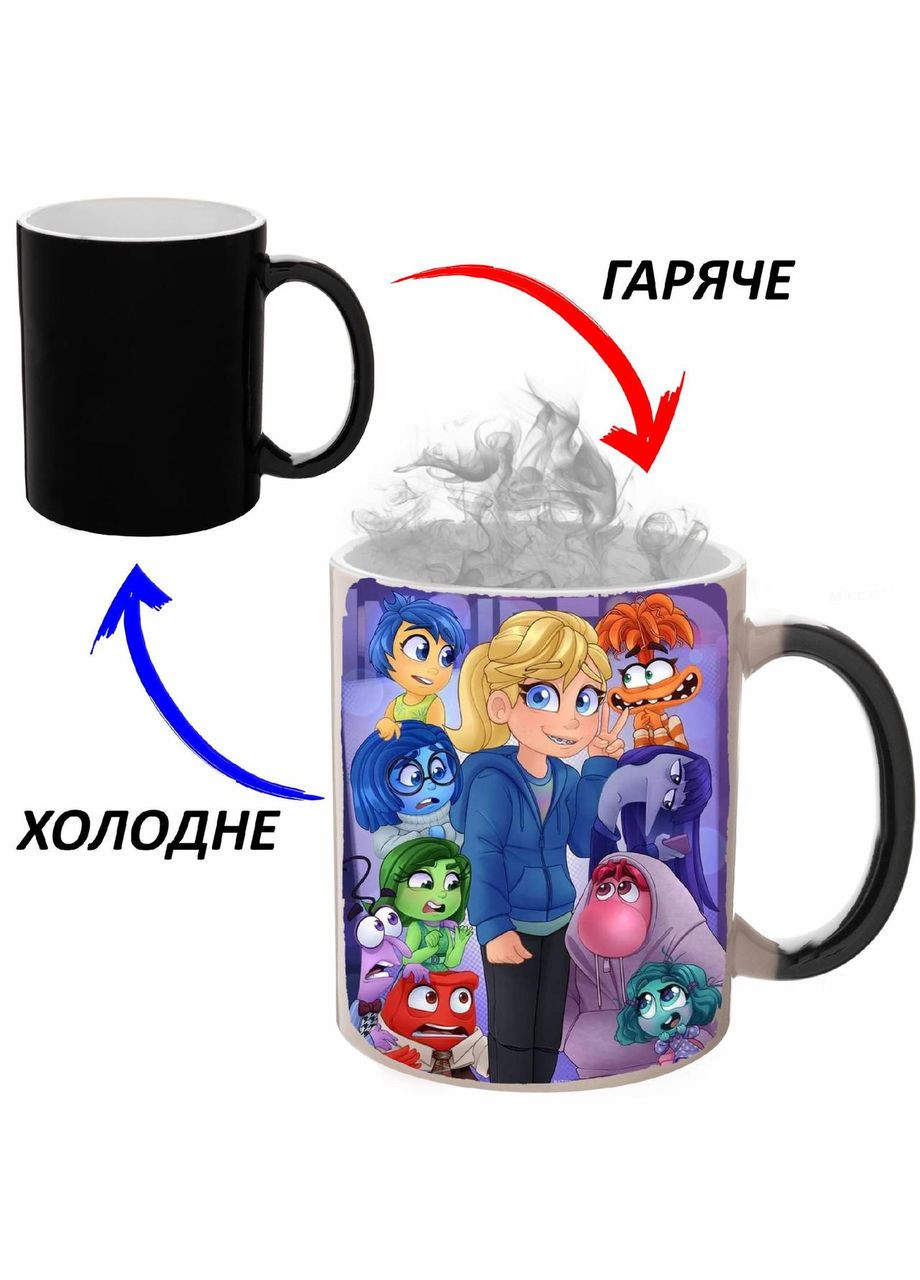 Чашка хамелон (кружка, чашка) с детским рисунком #238 Черная 330 мл No Brand (323472372)