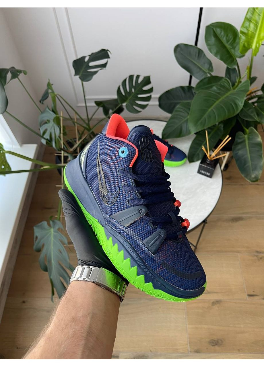 Темно-синій Осінні кросівки чоловічі nike kyrie 7 anime | найк кайрі 7 аніме темно-сині No Brand