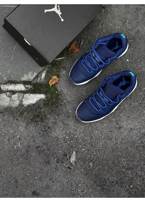 КРОССОВКИ ЖЕНСКИЕ NIKE AIR JORDAN RETRO 11 LOW BLUE MOON 2 НАЙК АИР ДЖОРДАН No Brand белые демисезоны (368858006)