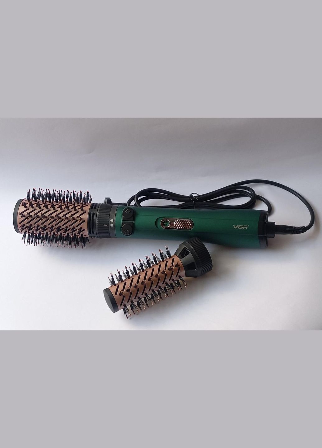 Фен щітка для волосся 2в1 V-498 Green 1200 Вт VGR (301941433)