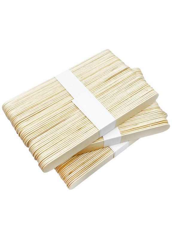 Шпатель дерев'яний 15 см 50 шт El Studio (332792966)