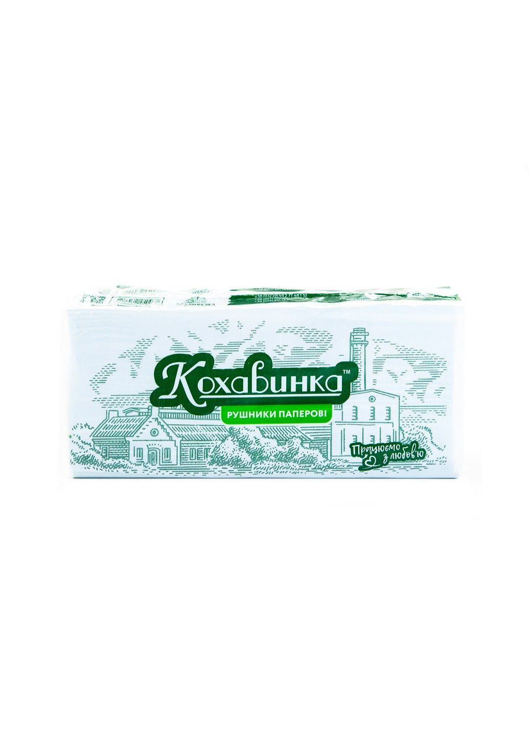Бумажные полотенца V-V однослойные 200 листов Кохавинка (283298250)