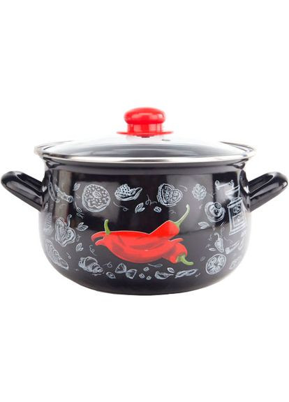 Кастрюля GTT-118-P Перчинка 3.1 л Gusto (307502334)