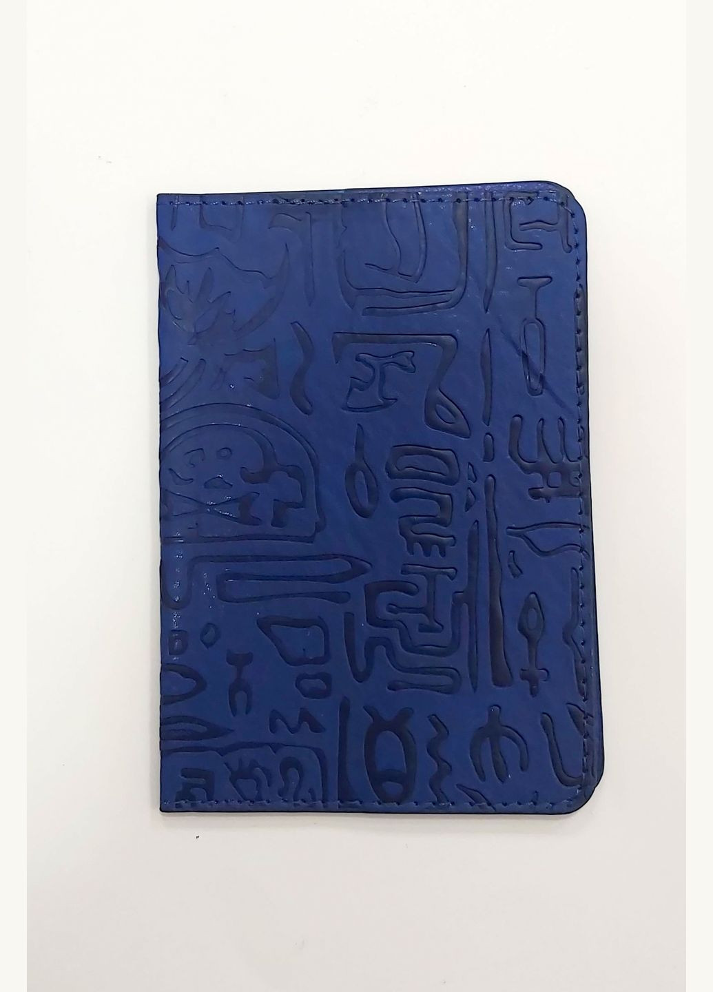 Обкладинка на паспорткнижку "Візерунки" ZS040 (6973795230393) Синий Color-it (292709245)