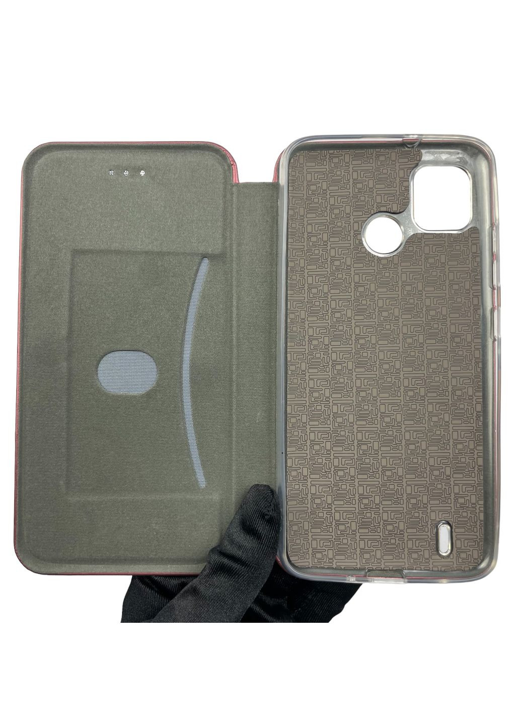 Чехол-книжка для Pop 5 BD2p с подставкой на техно поп 5 бордовая gd1 Tecno (366020280)