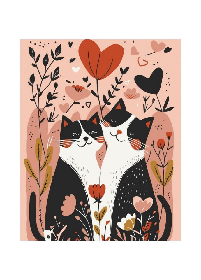 Картина по номерам "Кошачья любовь" 11696-AC Art Craft (317326466)