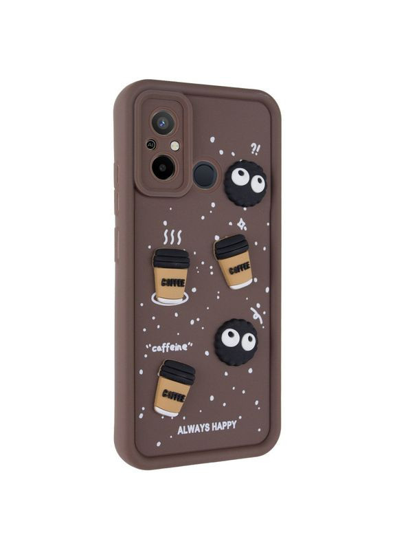 Чехол TPU Toys Case для Xiaomi Redmi 12C/Poco C55 Brown/Always Happy No Brand (340063751)