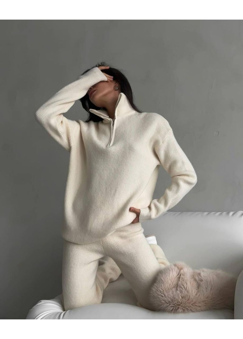 Жіночий костюм Ангора рубчик No Brand (366499995)