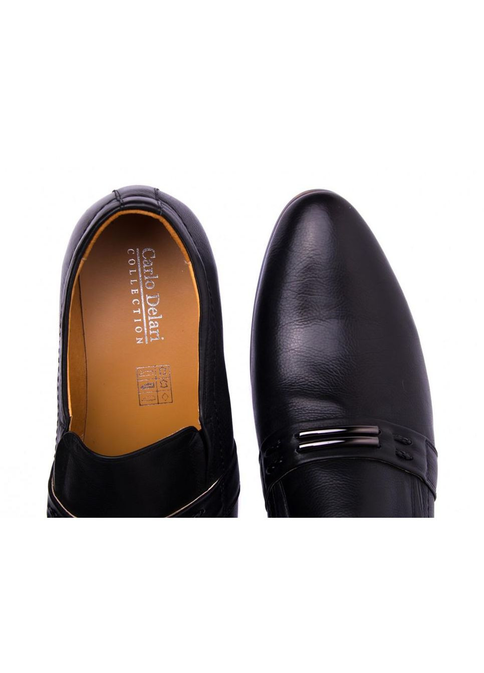 Черные туфли 7141020 цвет черный Carlo Delari
