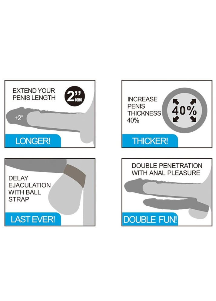 Насадка страпон на член для подвійного проникнення "6,25" The Ultra Soft Double" Lovetoy (302671045)
