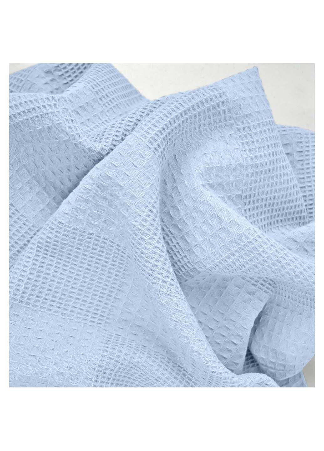 Полотенце Пике 75x95 см Cosas однотонный голубой