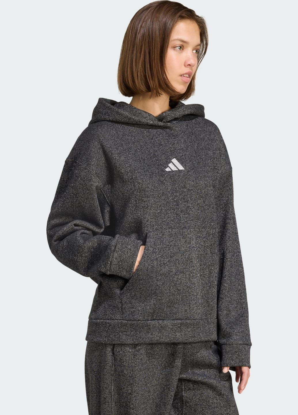 Худі ALL SZN Holiday Glitter Fleece Loose adidas (364686576)