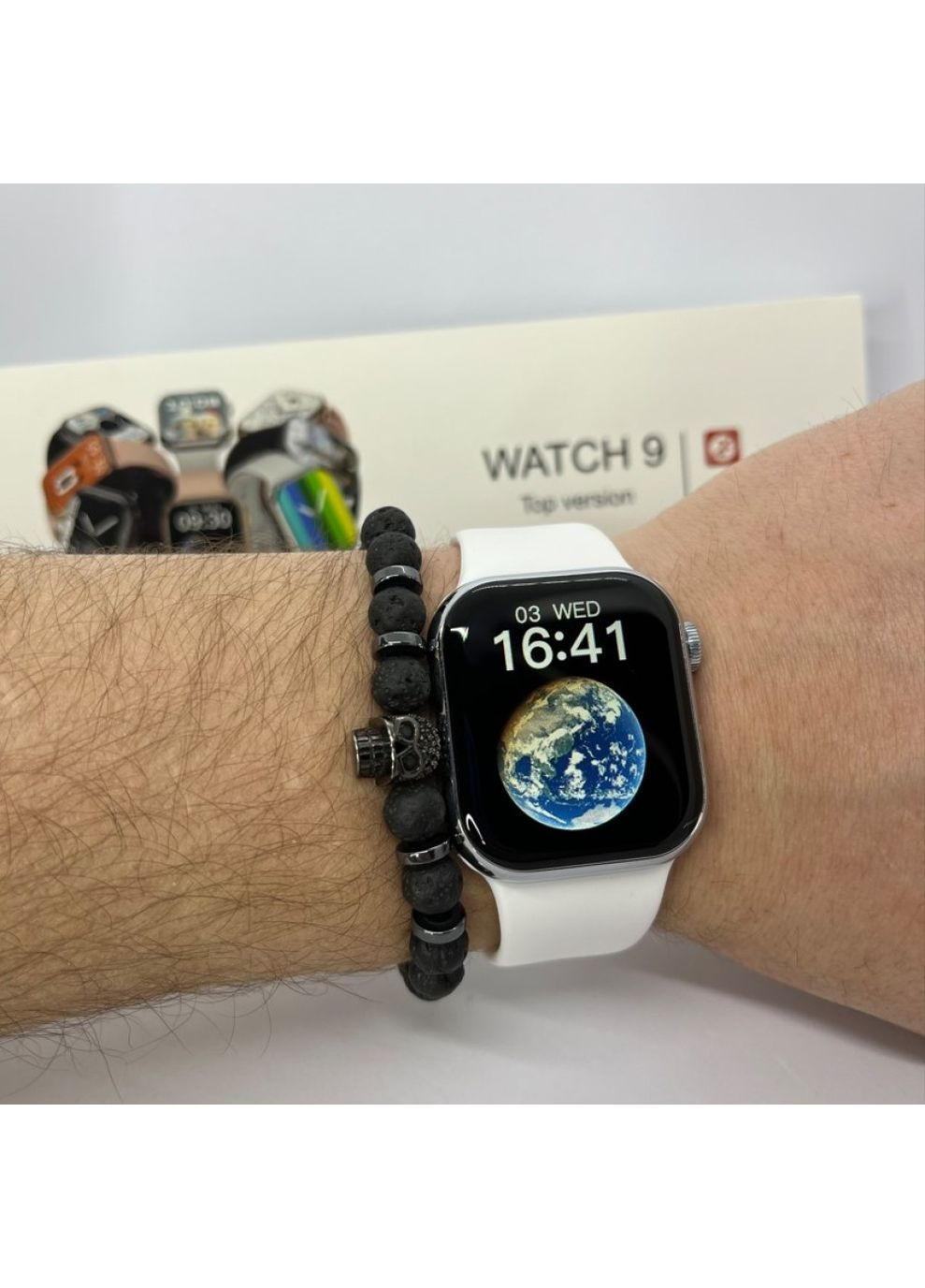 Cмарт-годинник Smart Apple Watch White, білий No Brand (349454430)