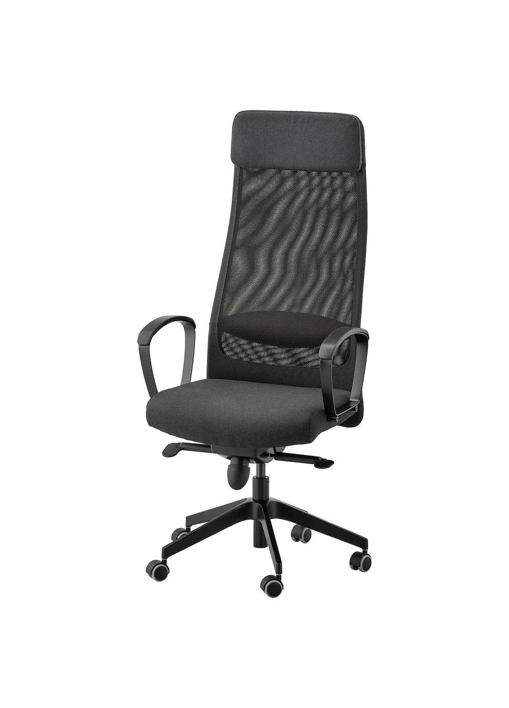 Офісний стілець ІКЕА MARKUS Vissle темносірий (70261150) IKEA (267901234)
