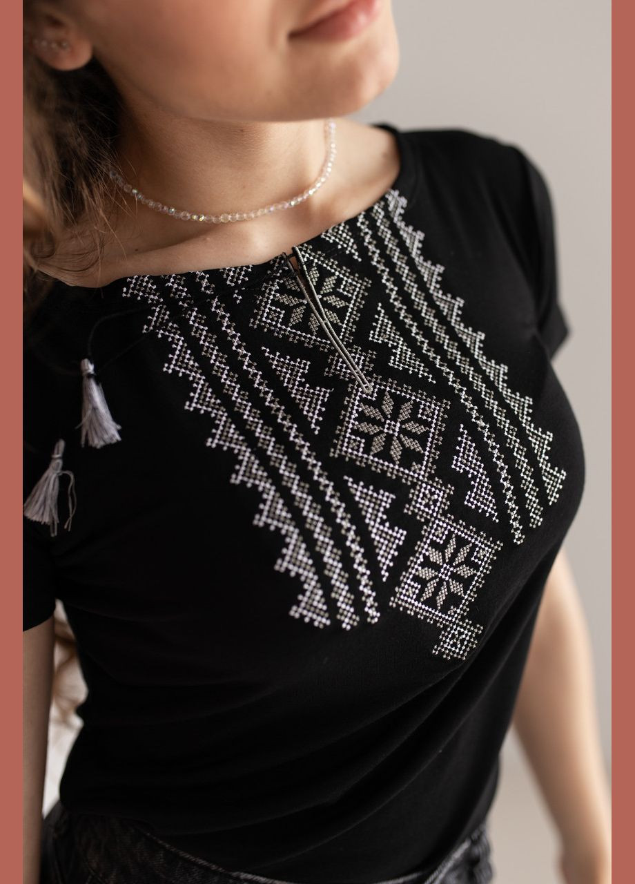 Вышитая женская футболка "Гуцулка" MEREZHKA (288644964)